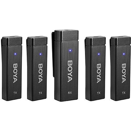 BOYA BY-W4 Ultracompact 4-Person Wireless Microphone System