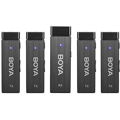 BOYA BY-W4 Ultracompact 4-Person Wireless Microphone System